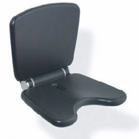 HEWI LifeSystem Klappsitz Komfort Sitzhöhe verstellbar, anthrazitgrau 